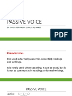 PASSIVE VOICE-3 Basic Sentence