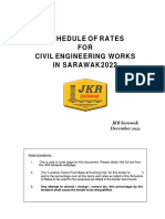 Schedule of Rates 2022 - Civil Engineering Works in Sarawak