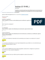 Diseño gráfico Photoshop evaluación