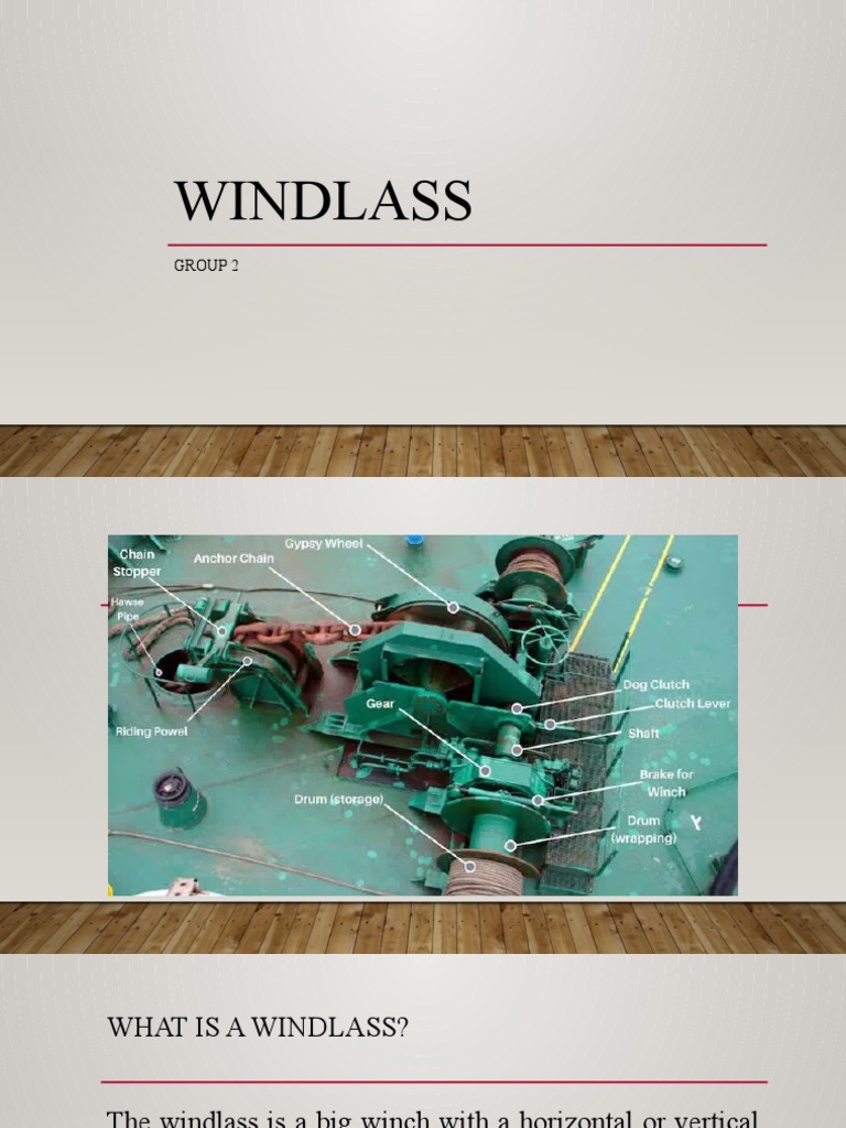 Group 2 Windlass PDF Anchor Leak