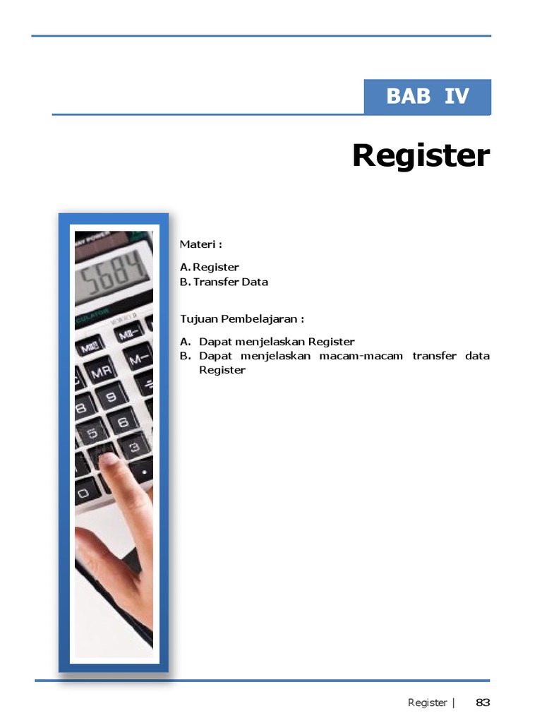 Register D Flip-Flop 4-Bit | PDF