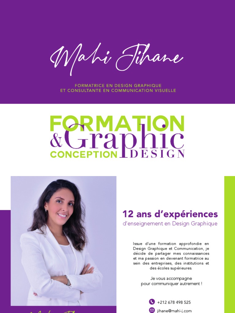 Formation en Design Graphique en Ligne | PDF | Graphisme | Logiciel