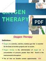 Oxygen Therapy Methods and Delivery Systems