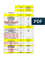 BH Schedule