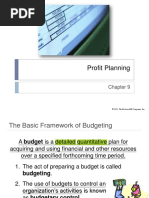 Chapter 9 - Profit Planning