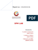 A Project Report On:: SPM Lab