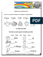 Fichas aula 4 años