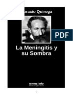 Horacio Quiroga - La Meningitis y Su Sombra