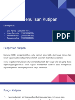 Penulisan Kutipan