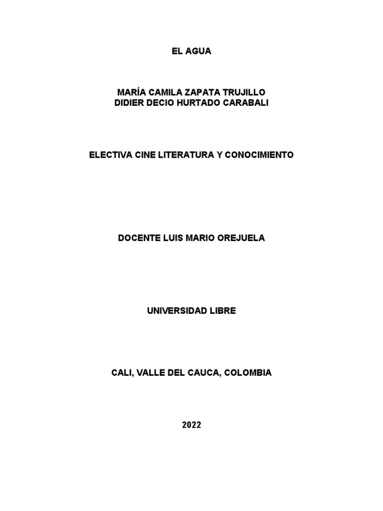 Contaminación y escasez de agua en Colombia | PDF | Agua | Contaminación