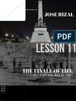 Lesson 11 The Finale of Life