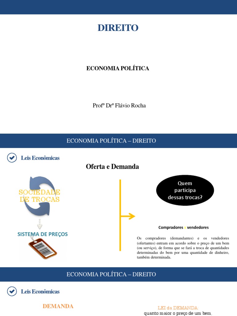 Leis de Oferta e Demanda na Economia | PDF | Demanda | Economia