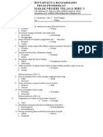 Soal PTS Kelas 2 Tahun Ajaran 2022-2023 Tema 5 Sub Tema 1 Dan 2