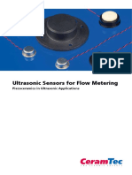 Ultrasonic Sensors for Flow Metering