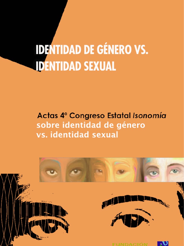 Identidad de Genero Vs Identidad Sexual PDF Transgénero Estudios LGBTQIA+