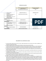 Criterios de Evaluación y Reglamento