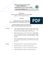 1.1.1.2. SK Ka Puskesmas TTG Jenis Pelayanan Yang Disediakan