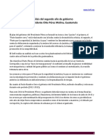 Analisis 2do Ano de Gobierno Perez Guatemala Enero 2014