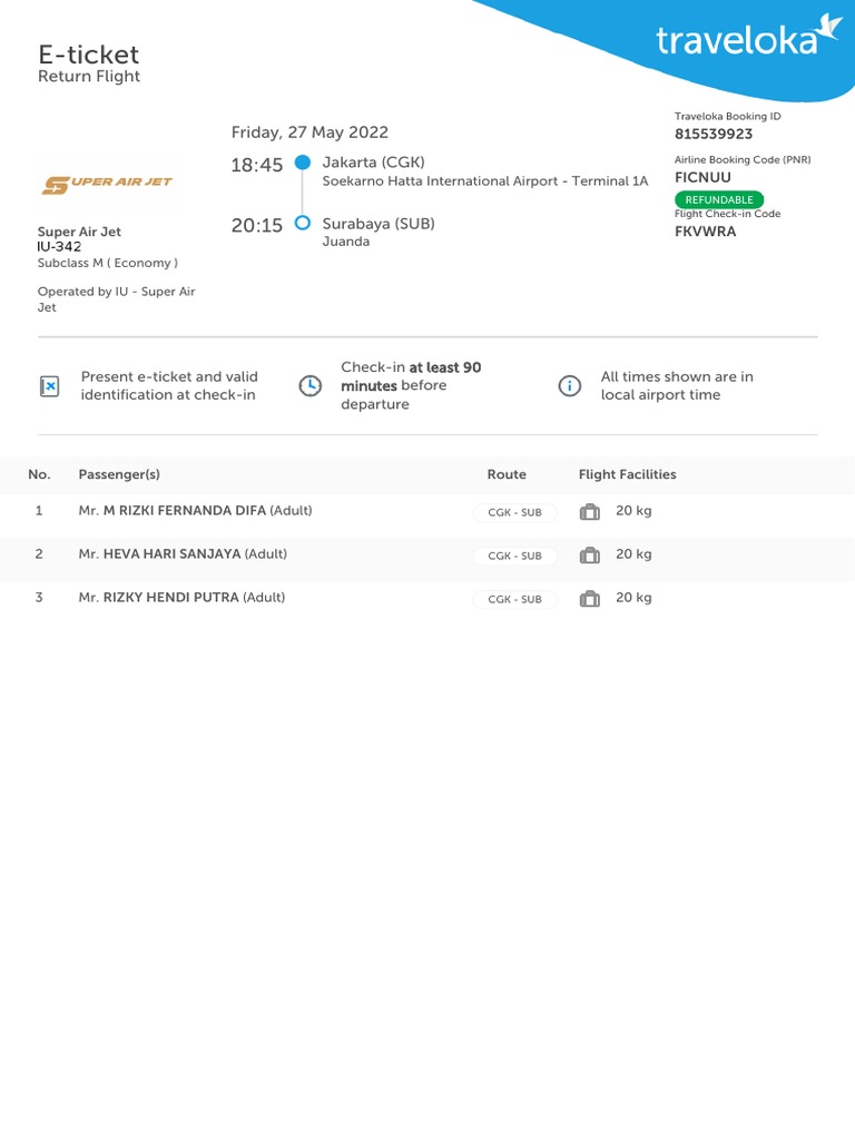 Plane JKT Sby PDF Airport Transport