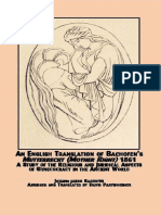 Johann Jakob Bachofen - An English Translation of Bachofen's Mutterrecht (Mother Right) (1861) - A Study of The Religious and Juridical Aspects of Gynecocracy in The Ancient World-Edwin Mellen Press (