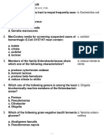 Gram-Negative Bacilli Study Guide for Urinary Tract Infections