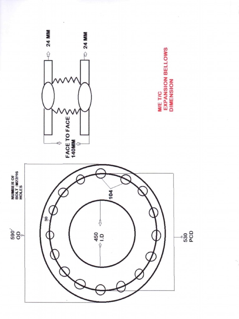Expansion Bellows Dimension 1677485570 PDF