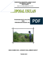 Proposal Desa Senyiur (Perkerasan & Talud)