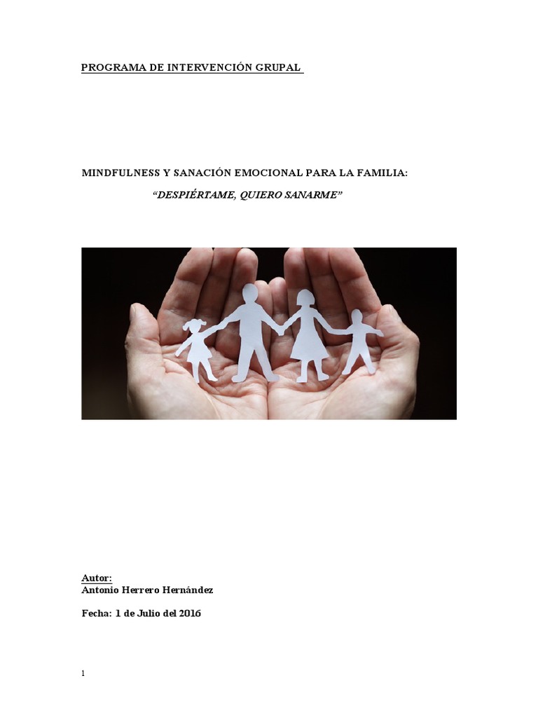 Programa de Intervencion Grupal | Descargar gratis PDF | Teoría de ...