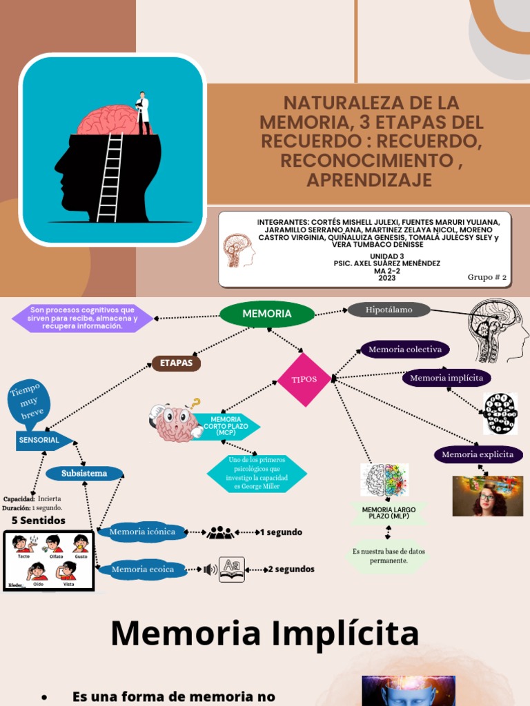 Naturaleza y Tipos de Memoria Humana | PDF | Memoria | Aprendizaje