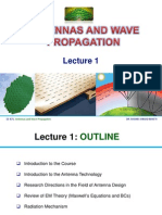 EE-871 Lecture 1: Antennas and Wave Propagation Course Introduction