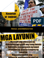 Isyung Pangkasarian PPT - AP 10