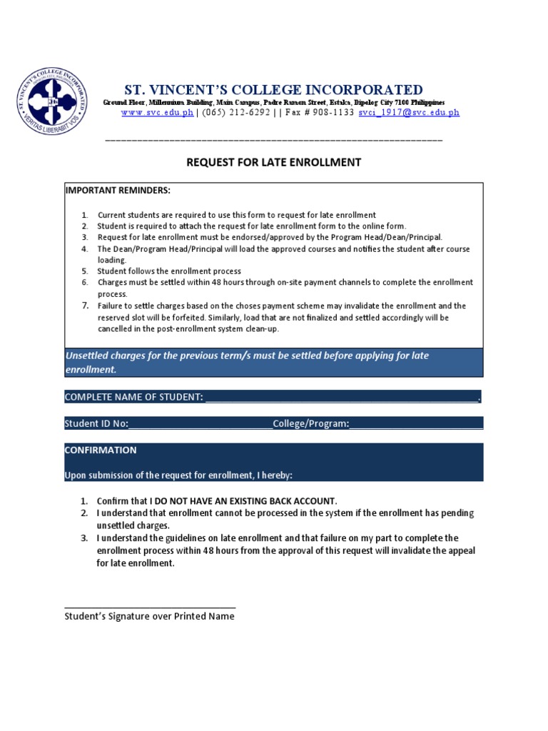 LATE ENROLLMENT FEE visual data 2