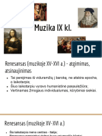 Muzika Ix Kl. Renesansas