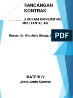 Dasar Teknik Pembuatan Akta Dan K.kontrak FH 2019-2020 Pertemuan IV