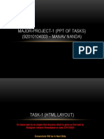 Major Project 1 (PPT of Tasks) Manav - Nanda