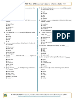 630 - English Grammar MCQ Test With Answers Lower Intermediate 03