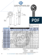 AM-M & AB-M Series Male Rod Ends - Metric Specifications