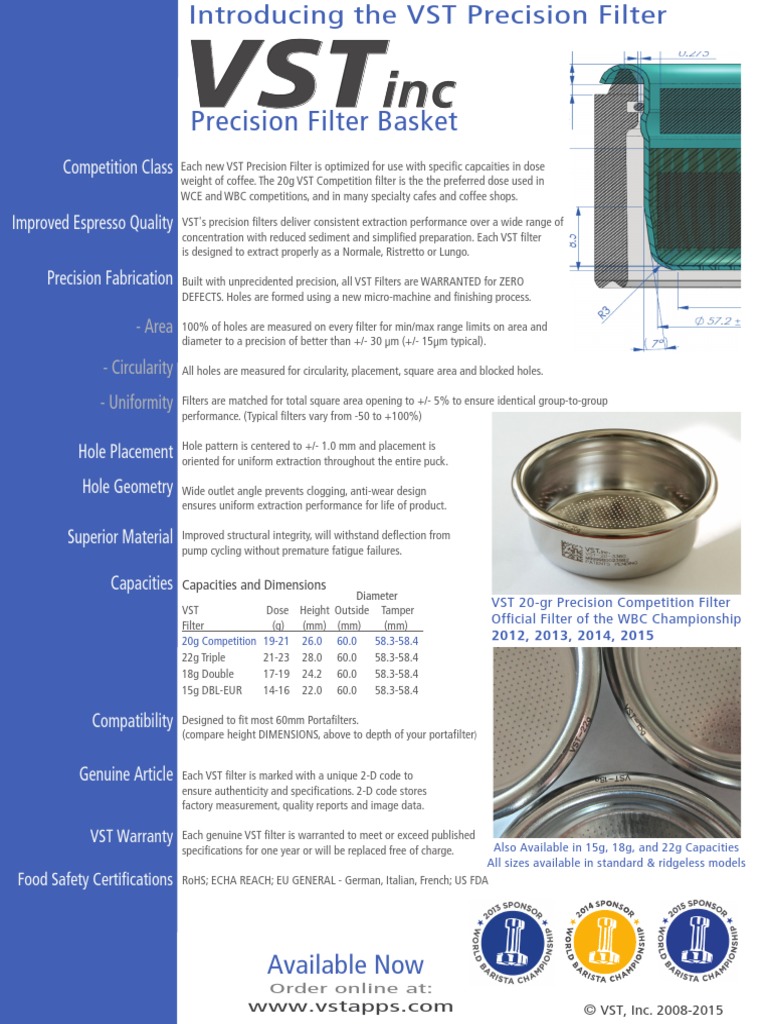 VST Precision Filter 03-23-15 | PDF