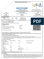 Train Ticket 6 Jan 2023