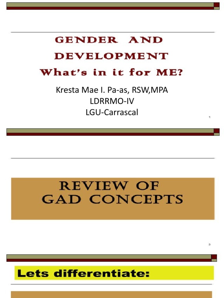 Gender And Development Pdf : Gender and Development – BIMJ