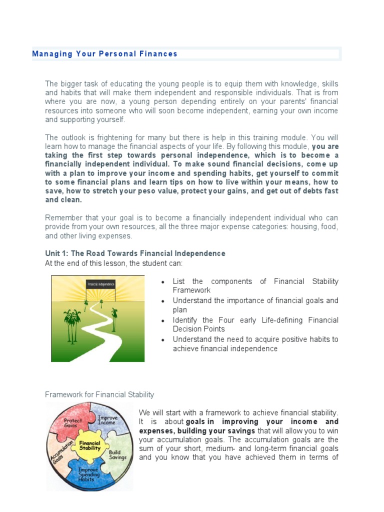 Foundations In Personal Finance How To Finally Take Control Of Your Finances - 2z330bq
