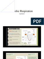 Aerobic Respiration: Experiment