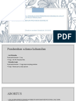 1) Pendarahan Awal Kehamilan Dan Pendarahan Kehamilan ZHADIAN WARDANI ABDULLAJ-2121016