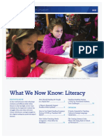 Literacy What We Now Know