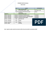 Itinerary MWT Ws Batam Maret 2023