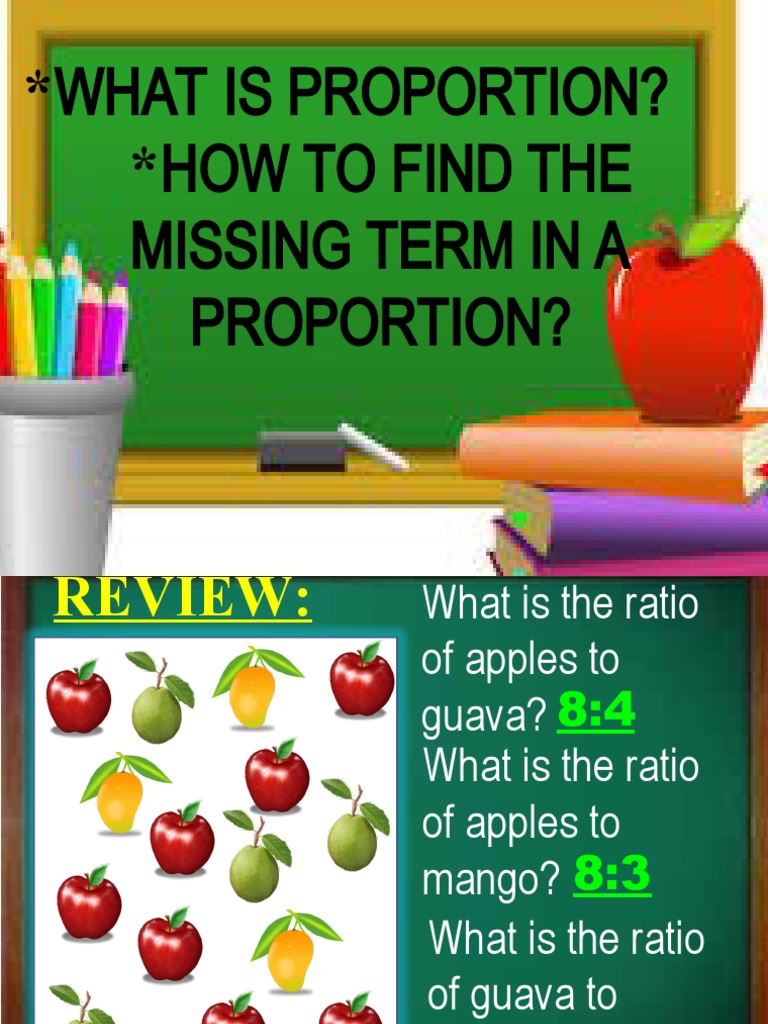 Proportion Basics and Problem Solving | PDF | Ratio | Mathematics