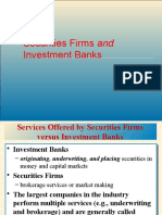 Securities Firms and Investment Bank