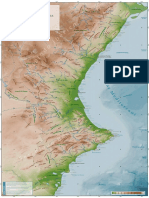 Mapa Físic de La Comunitat Valenciana