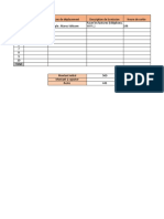 Tableau Récapitulatif Des Frais de Déplacement