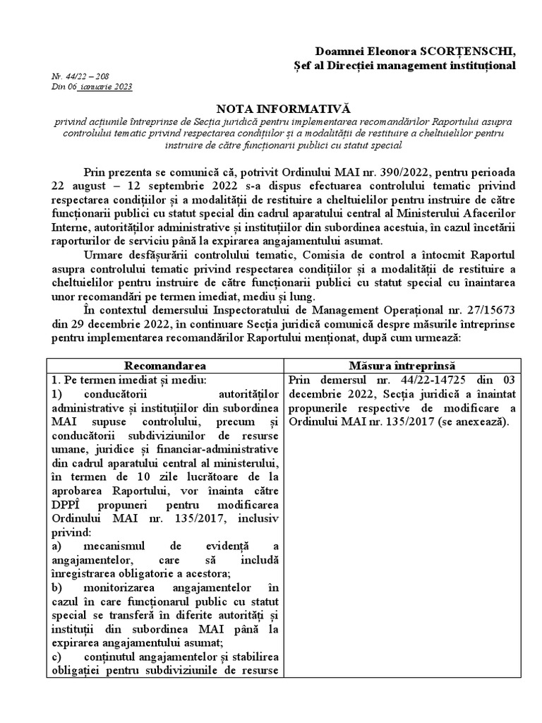 Nota Informativa | PDF